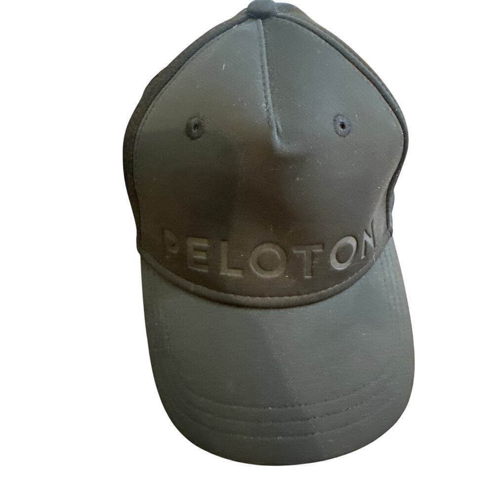 Peloton Unisex baseball hat, black, adjustable strap in back